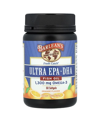 Barlean's Fresh Catch Ultra Epa/Dha Fish Oil Orange 1 300 mg