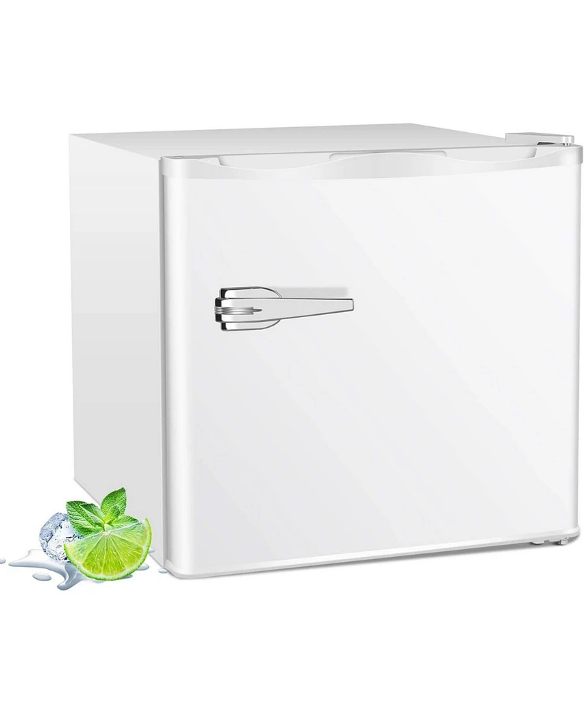 Zafro Mini Freezer, 1.2 Cu.ft Small Upright Freezer with Handle, Removable Shelves, 7 Adjustable Thermostat, Low Noise for Bedroom/Apartment/Office