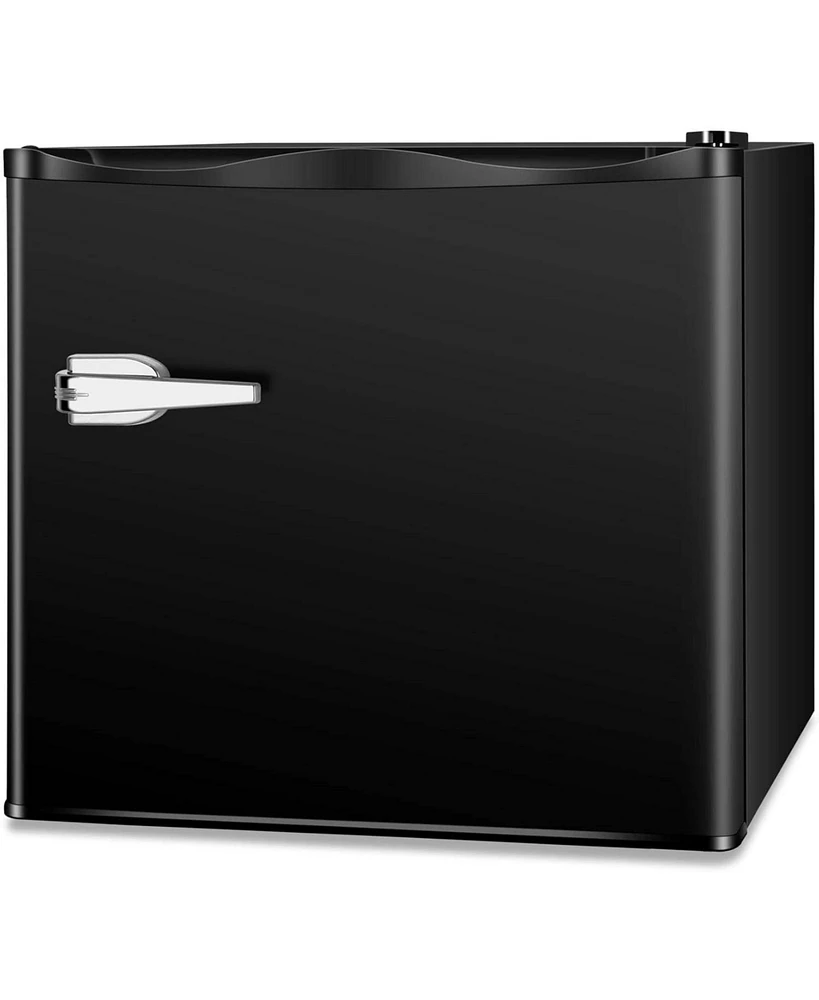 Zafro Mini Freezer, 1.2 Cu.ft Small Upright Freezer with Handle, Removable Shelves, 7 Adjustable Thermostat, Low Noise for Bedroom/Apartment/Office