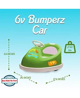 Best Ride On Cars Bumperz 6 Volt Kids Electric Battery Powered Bumper Car, Green