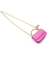 Tiny Treats + Zomi Gems Girls Classic Link Chain Top Handle Handbag, Hot Pink