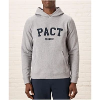 Pact Men's Organic Cotton Cloud Brushed Fleece Graphic Hoodie