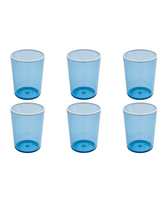 TarHong Contrast Stemless Glasses, Set of 6