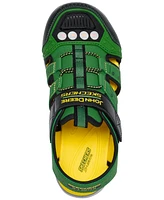 Skechers Little Boys John Deere: Hypno-Splash Light-Up Sandals from Finish Line