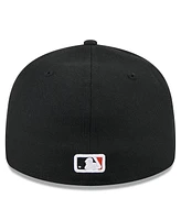 New Era Men's Black San Francisco Giants 2025 Jackie Robinson Day Retro crown 59FIFTY Unstructured Hat