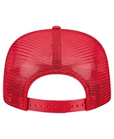New Era Men's Red Kansas City Chiefs Adventure Pattern Golfer Snapback Hat