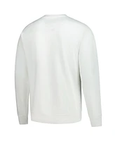 Mitchell & Ness x Bud Men's Light White Houston Oilers The Crest Pullover Sweatshirt