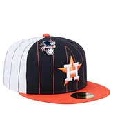 New Era Men's Navy Houston Astros Pinstripe 59FIFTY Hat