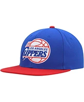 Mitchell & Ness Men's Royal/Red La Clippers Hardwood Classics Essentials 2.0 Snapback Hat
