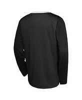 Nike Big Boys and Girls Black Minnesota Timberwolves 2024/25 City Edition Pregame Performance Long Sleeve Shooting T-Shirt