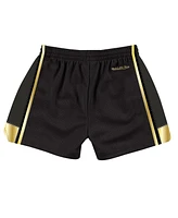 Mitchell & Ness Women's Black Golden State Warriors Hardwood Classics Jump Shot Shorts