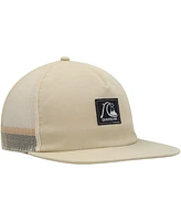 Quiksilver Men's Oatmeal Checked Out Snapback Hat
