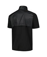 Adidas Men's Black Ecu Pirates Sideline Aeroready Raglan Short Sleeve Quarter-Zip Jacket