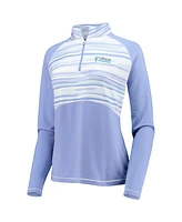 FootJoy Women's Purple Valspar Championship Watercolor Raglan Half-Zip Top