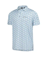 FootJoy Men's White The Players ProDry All Over Print Polo Shirt