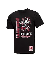 Mitchell & Ness Men's Black Ohio State Buckeyes Retro Brush Mineral Wash T-Shirt