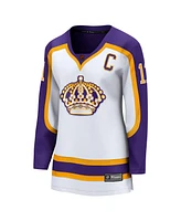 Fanatics Women's Anze Kopitar White Los Angeles Kings Special Edition 2.0 Breakaway Captain's Patch Jersey
