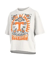 Pressbox Women's White Tennessee Volunteers Harmony Oversized T-Shirt