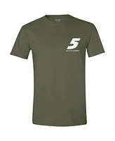 Hendrick Motorsports Team Collection Men's Green Kyle Larson Flag T-Shirt