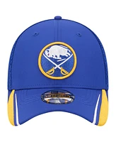 New Era Men's Royal Buffalo Sabres Linear Featherweight 39THIRTY Flex Hat