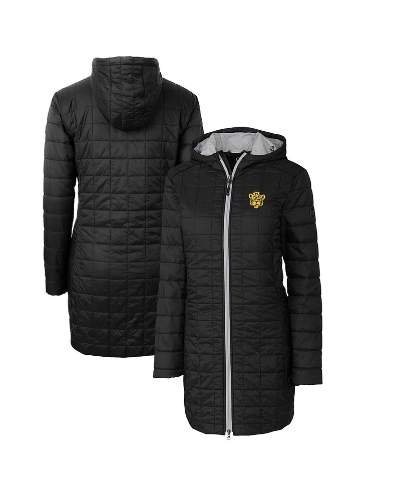 Cutter & Buck Women's Black Missouri Tigers Vault Rainier PrimaLoft Eco Hooded Long Coat