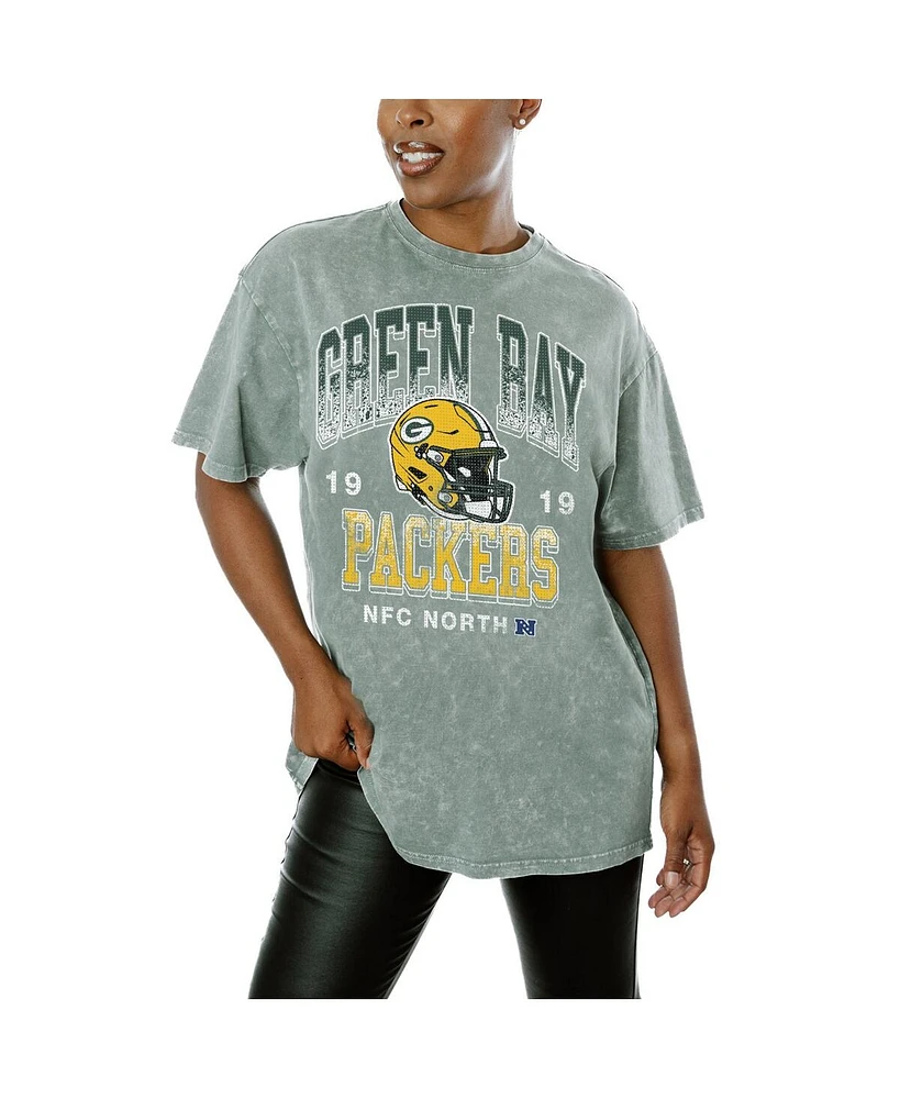 Gameday Couture Women's Gray Green Bay Packers Nothing But The Best T-Shirt