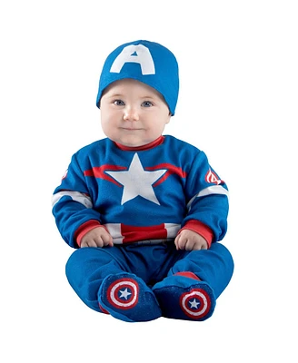 Jazwares Baby Boys and Girls Captain America Costume with Hat