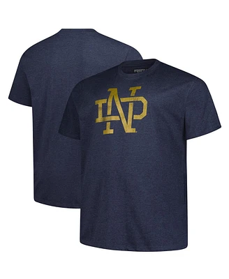 Fanatics Men's Navy Notre Dame Fighting Irish Big Tall Distressed Vintage Logo T-Shirt