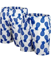 Colosseum Men's White Air Force Falcons Pineapples Swim Shorts