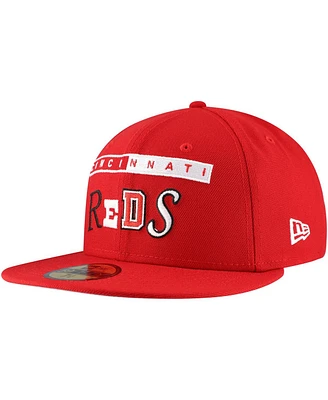 New Era Men's Red Cincinnati Reds Ransom 59FIFTY Hat
