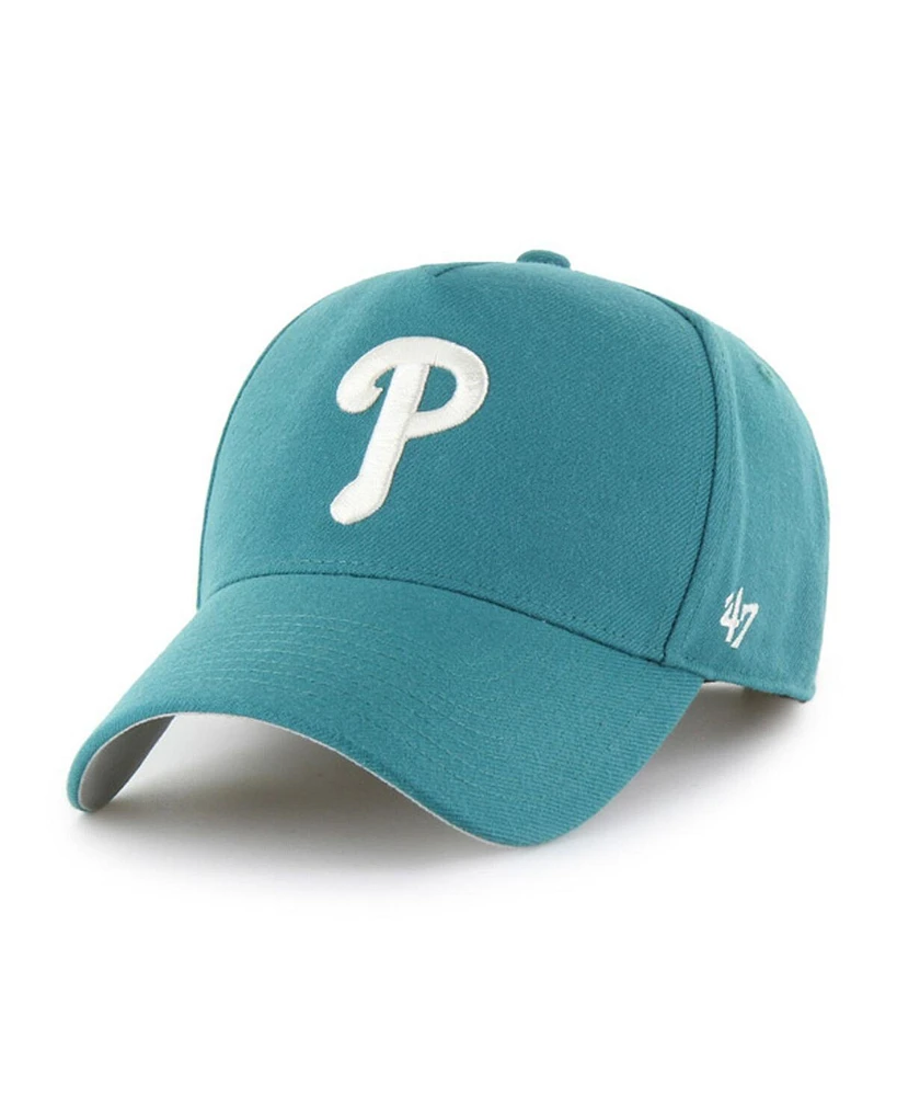 '47 Brand Men's Teal Philadelphia Phillies Ballpark Offside Adjustable Hat