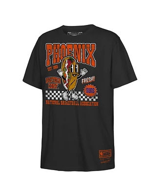 Mitchell & Ness Big Boys and Girls Black Phoenix Suns Concession Food Character T-Shirt