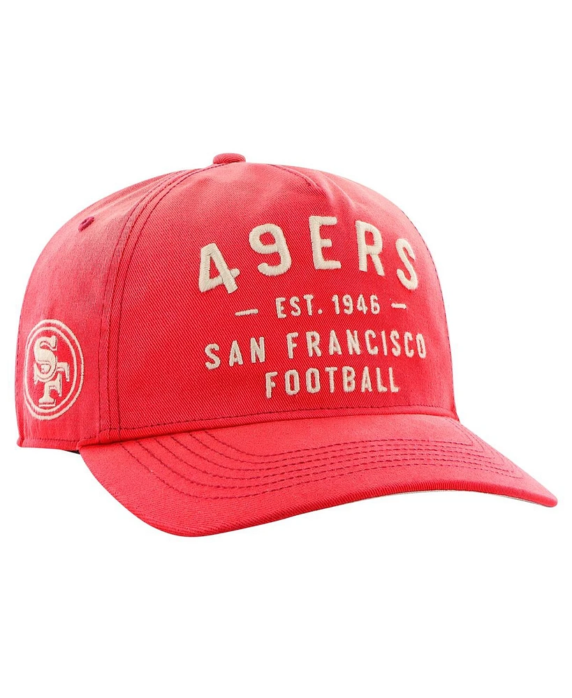 '47 Brand Men's Scarlet San Francisco 49ers Dusted Laramie Hitch Adjustable Hat