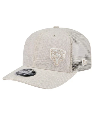 New Era Men's Natural Chicago Bears Flawless 9SEVENTY Stretch-Snap Hat