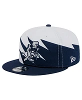 New Era Men's Navy Dallas Cowboys Throwback Jagged 9FiFTY Snapback Hat