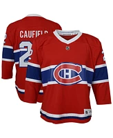 Outerstuff Big Boys and Girls Cole Caufield Red Montreal Canadiens Home Replica Player Jersey