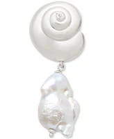 Kate Spade New York Shell & Freshwater Pearl Drop Earrings