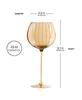 Qualia Glass Posh Ballon Glasses, Set of 2