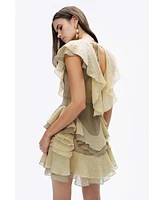 Nocturne Women's Flounce Mini Dress