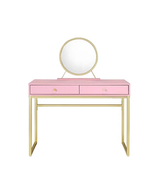 Mirrored 2-Drawer Dresser – Sleek and Stylish Storage