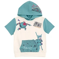 Teenage Mutant Ninja Turtles Little Boys French Terry Pullover Hoodie and Shorts Outfit Set