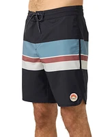 O'Neill Men's Cruzer Stripe Scallop 18 Swim Shorts
