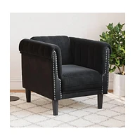 Sofa Chair Black Velvet