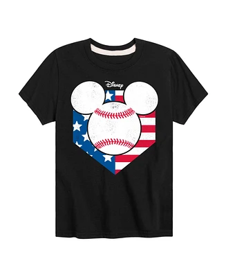 Hybrid Toddler Boys Disney Mickey Baseball Graphic T-Shirt