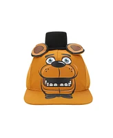 Five Nights at Freddy's Boys Bug Face Freddy Youth Brown Snapback Hat