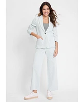 Olsen Women's Seersucker Blazer