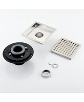 6 Inch Square Shower Floor Drain