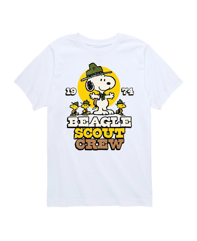 Hybrid Toddler Boys Peanuts Beagle Scout Crew Graphic T-Shirt