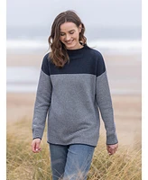 Celtic & Co. Women's Felted Merino Funnel Neck Sweater