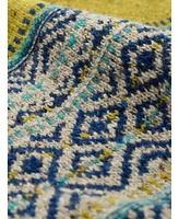 Celtic & Co. Women's Donegal Fair Isle Funnel Neck Sweater
